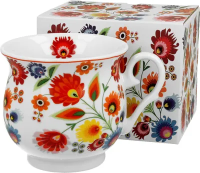 Produktbild von DUO ETNO Becher 500 ml ŁOWICZ New Bone China Porzellan