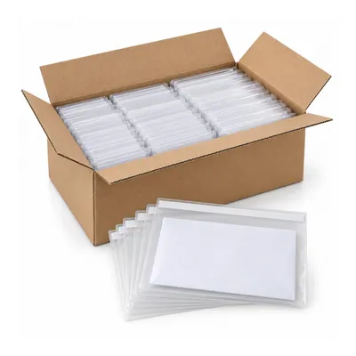 Immagine prodotto di Riven Supply buste portadocumenti C6, 175 x 110 mm, autoadesive, trasparenti, 1000 pz