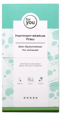 Produktbild von for you hormon-status frau – Speicheltest für zuhause
