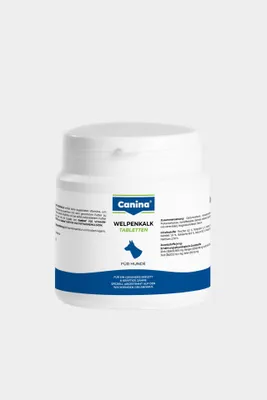 Produktbild von Canina Welpenkalk, Hund, Tablet, Gesundheit der Knochen, Zahnpflege, Allgemeiner Gesundheitszustand, Welpe, Kalzium, Topf