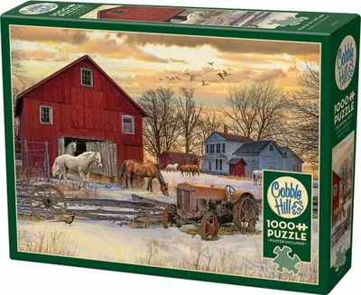 Zdjęcie produktu dla Cobble Hill Winter on the Farm, 1000 szt.