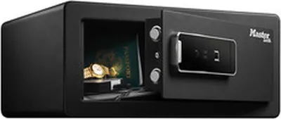 Image de Coffre-fort pour meubles Master Lock LX110BEURHRO noir avec empreinte digitale