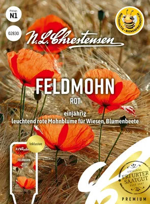 Artikelbild 1 von 'Feldmohn Rot' aus der Kategorie Mohnsamen