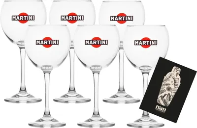Produktbild von Martini Royale Ballon / Cocktail Glas Set - 6x Ballon / Cocktail Gläser 47cl