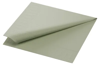 Produktbild von Duni Tissue Servietten 33 x 33cm Pistaziengrün 3 lagig 250 Stück