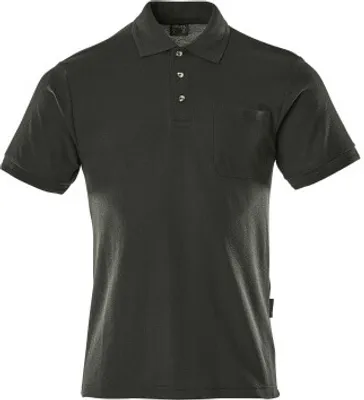 Produktbild von MASCOT® Borneo Polo-shirt Größe S, schwarz | Packung (1 Stück)