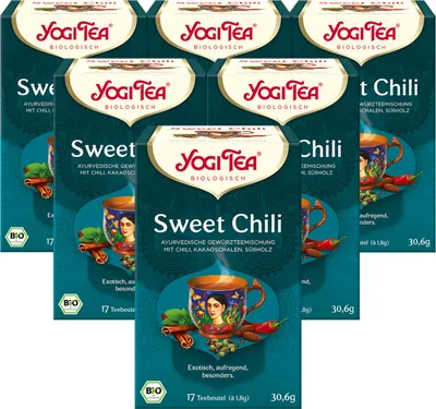 Produktbild von 6 x  YOGI TEA Sweet Chili | 6 x 30,6g