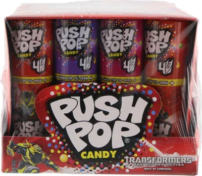 Produktbild von Bazooka Push Pop 4 Geschmacksrichtungen (20 Stück)