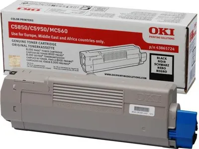 Produktbild von OKI 43865724, 8000 Seiten, Schwarz, 1 Stück(e)