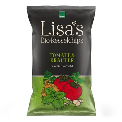 Obrázek produktu pro Kettle chips - Rajčata a bylinky 125g