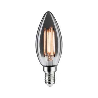 Obrázek produktu pro Paulmann LED žárovka vintage svíčka 4W E14 kouřové sklo 145lm extra teplá bílá 2200K DIMMABLE