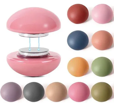 Productafbeelding van Unyqoos® Set van 24 ronde magneten in verschillende kleuren – matte magneten voor koelkast en prikbord, decoratief voor foto's, notities en documenten