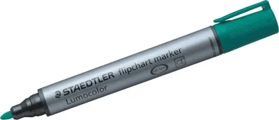 Produktbild von STAEDTLER Flipchartmarker Lumocolor grün 10 Stück