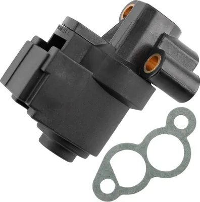 Image de Soupape de contrôle de l'air de ralenti 35150-02600, aluminium durable de haute précision+ABS-Auto, noir pour Hyundai Getz Kia Picanto