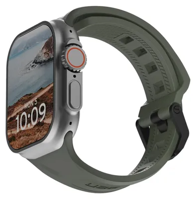 Produktbild von Urban Armor Gear 191488117245, Band, Smartwatch, Grün, Apple, Watch 45/44/42mm, Silikon
