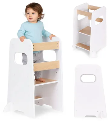 Obrázok produktu pre Kuchynský pomocník Montessori – nastaviteľná plošina pre deti ECOTOYS