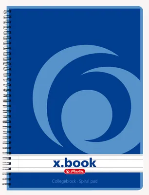 Zdjęcie produktu dla herlitz college pad x.book DIN A5, 80 kartek, w linie