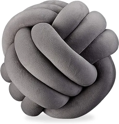 Produktbild von Knotenkissen, Sofaknotenkissen, Polsterung, skandinavisch, Dekokissen, Knoten, Durchmesser 27 cm, farblich sortiert