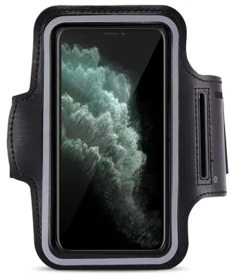 Produktbild von Handy Tasche für Apple iPhone 12 Pro Max Hülle Schwarz Fitness Schutzhülle Lauf