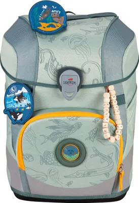 Produktbild von DerDieDas ErgoFlex Tiny Exklusiv Eco Schulranzenset 5-teilig Grey Planet mint