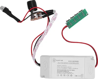 Produktbild von Lüftergeschwindigkeitsregler 2 3 4-Draht-Pin-Schnittstelle Manueller Wasserpumpenregler