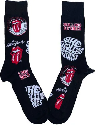 Produktbild von The Rolling Stones - Knöchelsocken für Herren/Damen Unisex RO14680 (37 EU - 40,5 EU) (Schwarz)