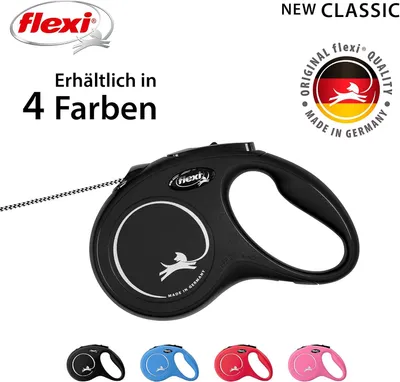 Produktbild von flexi New Classic S Seil 8 m schwarz