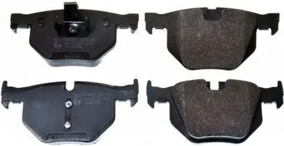 Produktbild von DENCKERMANN Bremsbeläge Satz Hinten Bremsklötze für BMW X5 (E70) B111143