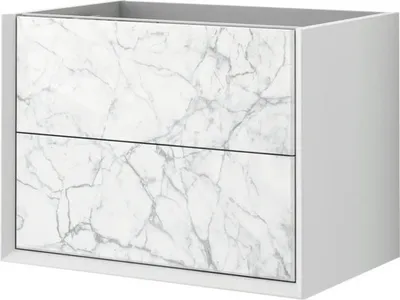 Produktbild von Waschtischunterschrank Baden Haus Bellagio BxHxT 70 x 51 cm x 46 cm Frontfarbe weiß glanz