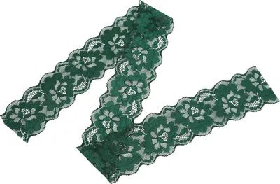 Obrázok produktu pre Čipkované lemovanie, široký čipkovaný pás, šetrné k pokožke, elegantný štýl na svadbu, DIY, párty (Blackgr��n)