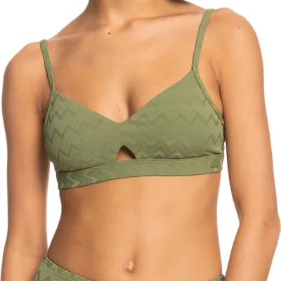Produktbild von ROXY Bikini Top Current Coolness Bralette loden green XL