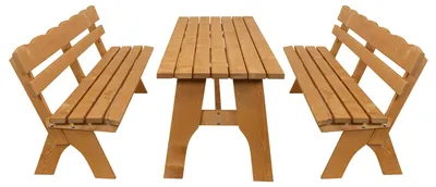 Produktbild von Garnitur 3teilig 200cm Kiefer imprägniert