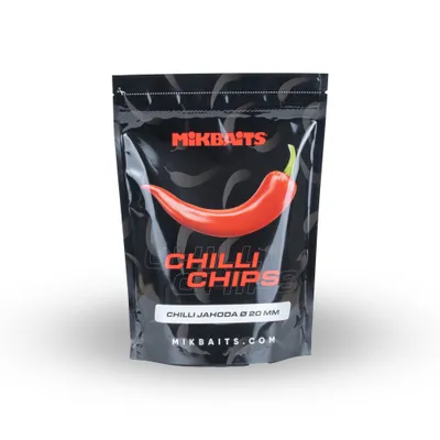 Obrázok produktu pre Mikbaits boilie Chilli Chips Chilli Jahoda 20mm Balení: 300g