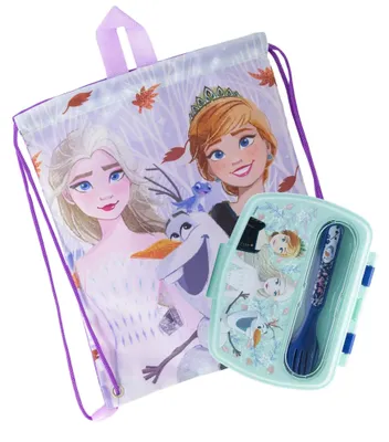 Kinderlunchbox mit Besteck, Brotdose Frozen, 1 Stück