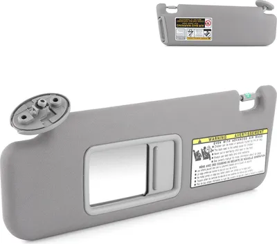 Image de Pare-soleil gris pour le conducteur à gauche avec miroir 74320-3D050-E0 Compatible avec 4Runner 05-07