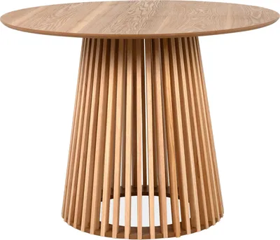 Image de Table à manger GARLE, 4 personnes, Bois naturel, 100 x 100 x 75 cm