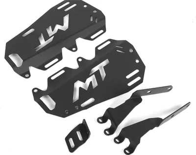 Produktbild von 450MT 2024-2026 - Motorrad Gepäckträger Heckseitenrahmen - Aluminiumlegierung - Taktische Taschenplatte - Seitenkofferhalter Zubehör