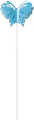 Produktbild von Gartenstecker Schmetterling Lafiora Metall H 115 cm blau