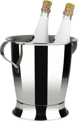 Produktbild von Weinkühler Sektkühler TROPHY aus Edelstahl hochglanzpoliert Kapazität: 5 Liter ØxH: 23 x 24 cm