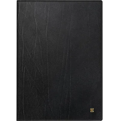 Produktbild von Buchkalender 765 14,3x20,2cm 1 Tag/Seite Rindleder schwarz 2025
