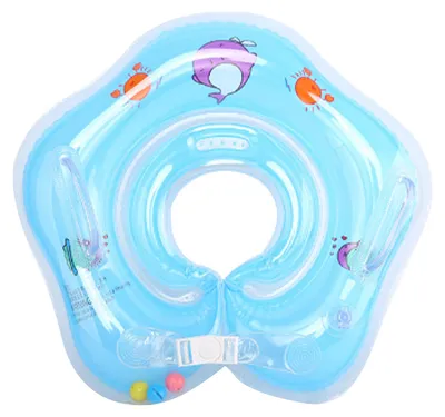 Immagine prodotto di Girocolla per bambini piccoli, doppio ugello d'aria, sacchetto in PVC, salvagente a prova di perdite per il blu