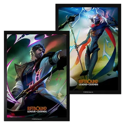 Produktbild von Riftbound Vendetta Art Sleeves Jayce vs Viktor