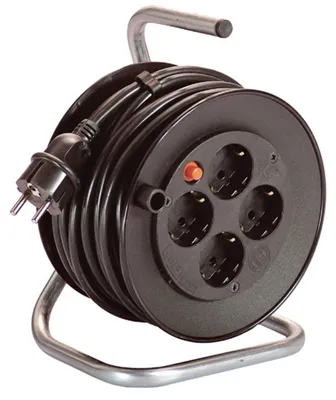 Produktbild von AS-Schwabe Mini-Kabeltrommel 180mmØ, 15m H05VV-F 3G1,5