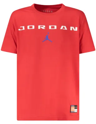 Imagen del producto de Camiseta Roja De Manga Corta Jordan Para Niños