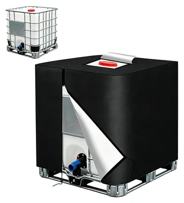 Produktbild von IBC Tank Abdeckung 1000L 120x100x116 cm 420D Oxford UV-Schutz Wasserdicht