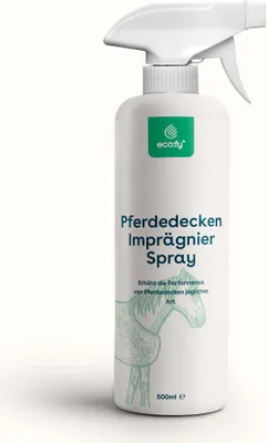 Produktbild von eco:fy Pferdedecken Imprägnierspray Spray-On Imprägnierung Imprägniermittel Imprägnierer Versiegelung gegen Nässe und Schmutz Atmungsaktiv