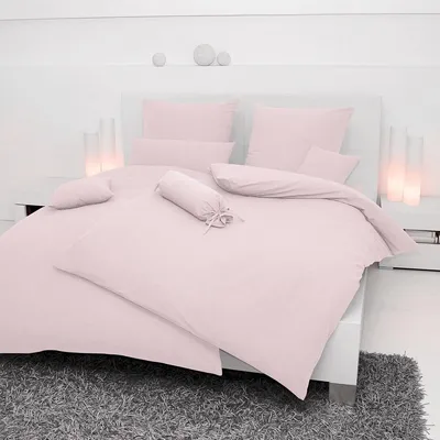Produktbild von Janine Design Piano Bettwäsche-Garnitur Farbe zartrosa  Größe 240x220 + 2x 80x80 cm