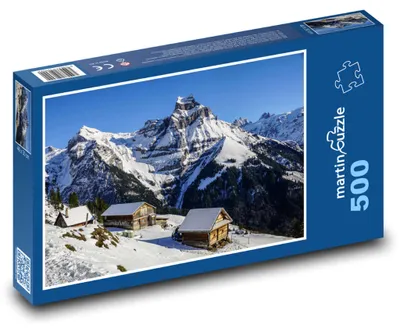 Obrázok produktu pre Puzzle 500 Zima v Alpách - martinpuzzle