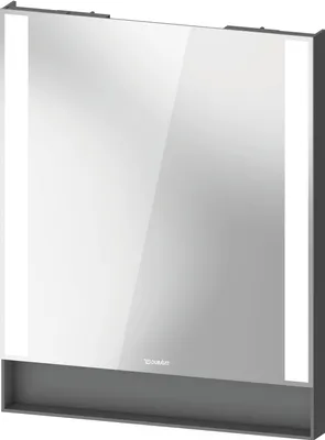 Produktbild von Duravit Qatego Spiegel, Lichtfelder seitlich, dimmbar, 600x750x65mm, QA7081049490100
