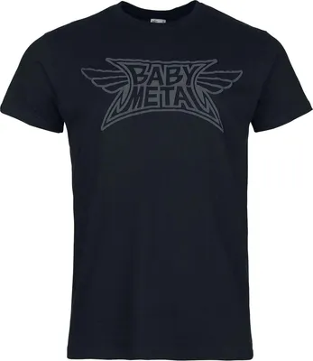 Produktbild von Babymetal T-Shirt Herren Logo 3D Druck schwarz XL